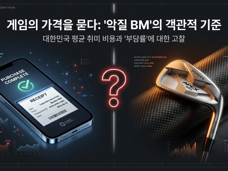 게임의 가격을 묻다: '악질 BM'의 객관적…