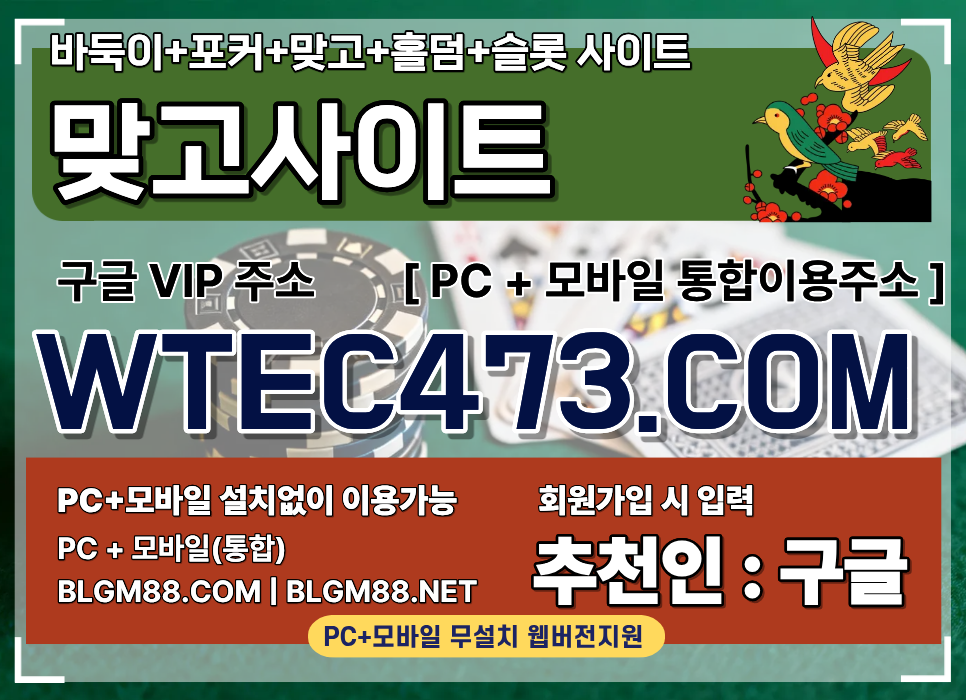 맞고사이트 성인피시맞고 사설맞고사이트 추천